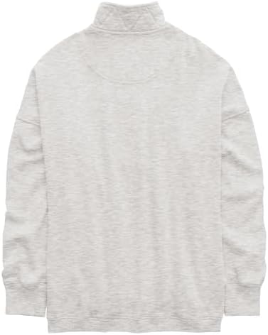 Oversized Henley Neck Sweatshirt - Women's Button Front Casual Pullover Tops - Picture 82 of 88
