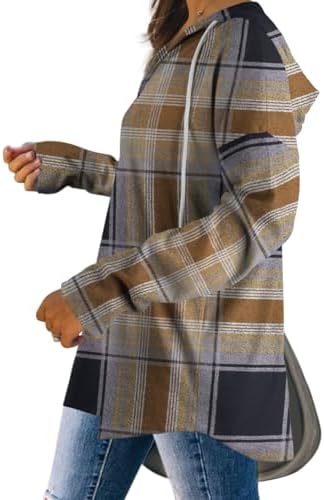 Oversized Pullover Hoodie - Women's Long Sleeve Loose Fit Casual Sweatshirt - Picture 30 of 74