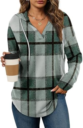 Oversized Pullover Hoodie - Women's Long Sleeve Loose Fit Casual Sweatshirt - Picture 35 of 74