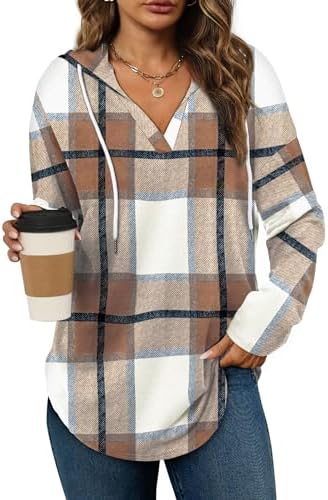 Oversized Pullover Hoodie - Women's Long Sleeve Loose Fit Casual Sweatshirt - Picture 43 of 74