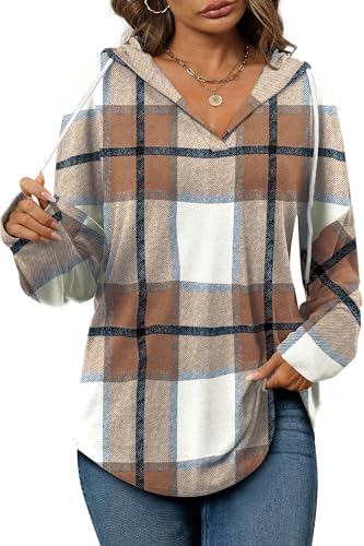 Oversized Pullover Hoodie - Women's Long Sleeve Loose Fit Casual Sweatshirt - Picture 44 of 74