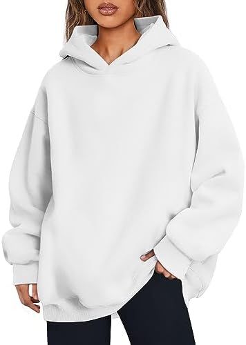 Women's Oversized Fleece Hoodie Pullover Hooded Sweatshirt Long Sleeve Tops - Picture 45 of 104