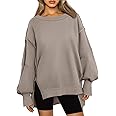 Y2K Oversized Crewneck Sweatshirt - Women's Fall Winter Hoodie Teen Girls Top - Picture 21 of 27
