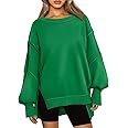 Y2K Oversized Crewneck Sweatshirt - Women's Fall Winter Hoodie Teen Girls Top - Picture 22 of 27