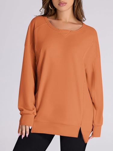 Women's Fleece Oversized Hoodie Long Sleeve Pullover with Pocket Fall Sweatshirt - Picture 20 of 20