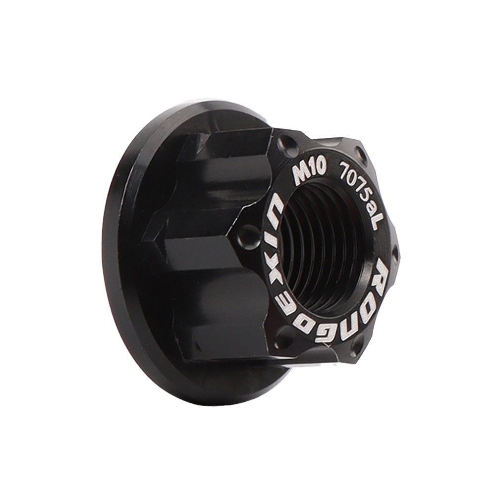For MTB Hub Nut M10 Bike Bolt Flange Before 21.x12mm 5g Aluminum Alloy - Picture 5 of 9