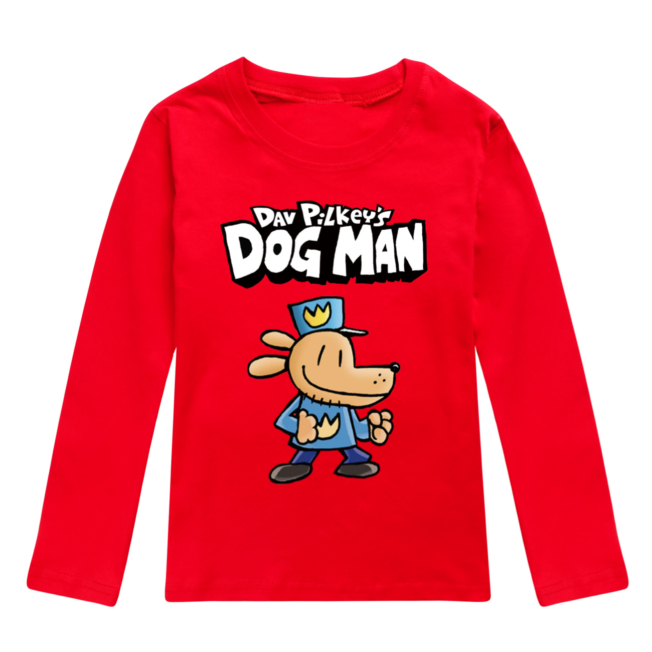 Boys Girls Dog Man Long Sleeve T-Shirt Kids Casual Cotton T Shirt Top 2-13 Years - Bild 18 von 40