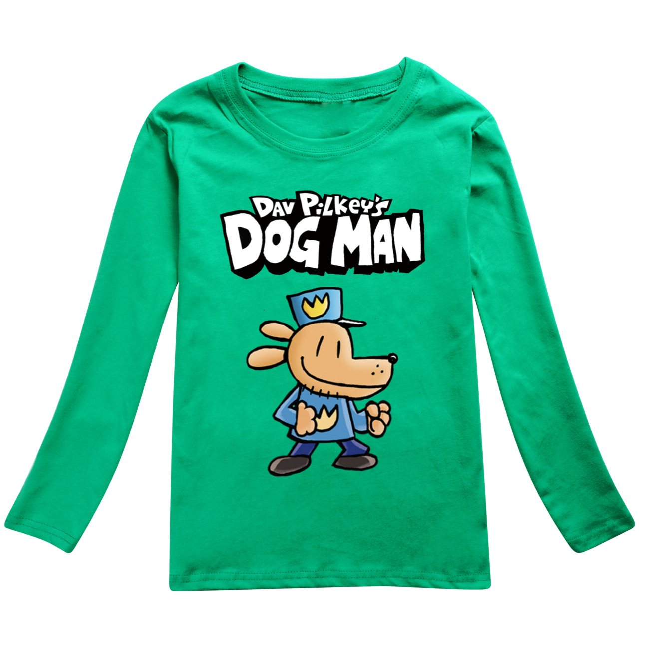 Boys Girls Dog Man Long Sleeve T-Shirt Kids Casual Cotton T Shirt Top 2-13 Years - Bild 21 von 40