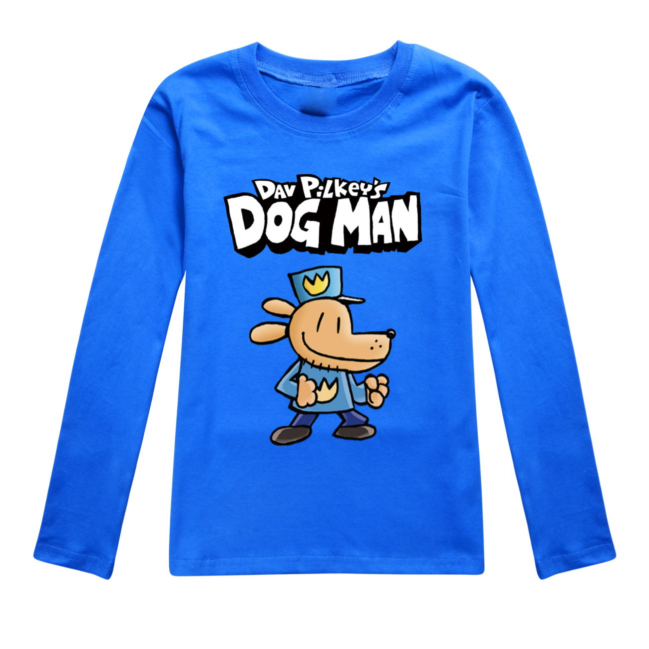 Boys Girls Dog Man Long Sleeve T-Shirt Kids Casual Cotton T Shirt Top 2-13 Years - Bild 24 von 40