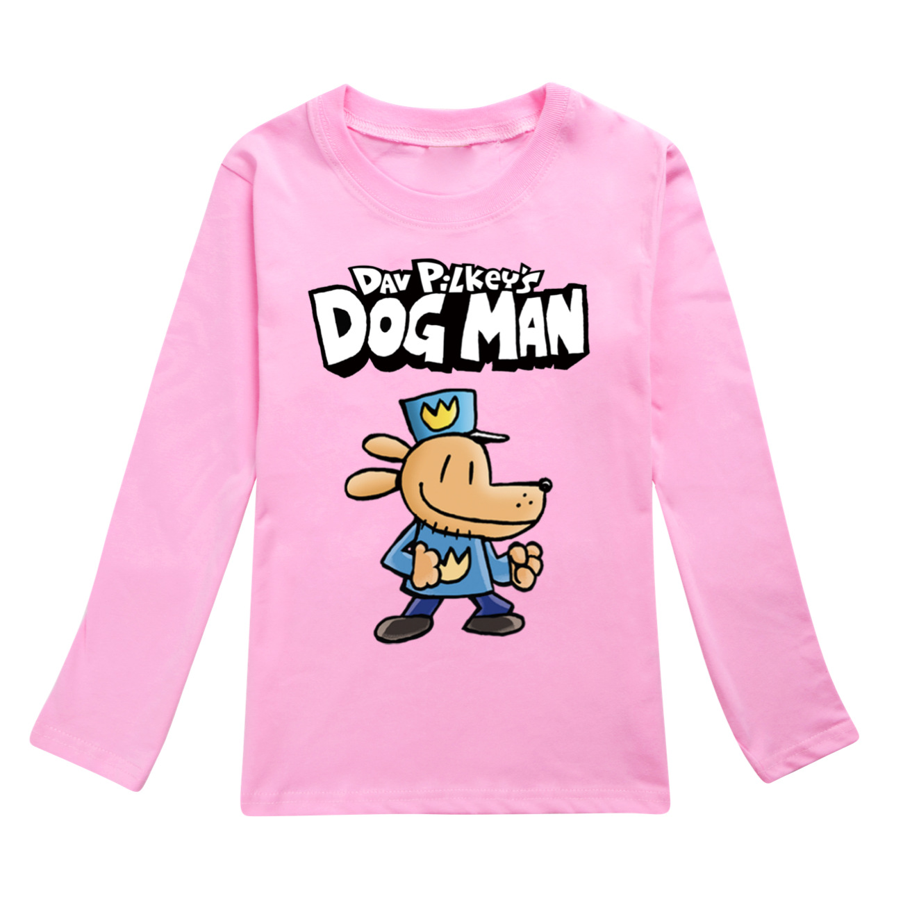 Boys Girls Dog Man Long Sleeve T-Shirt Kids Casual Cotton T Shirt Top 2-13 Years - Bild 25 von 40