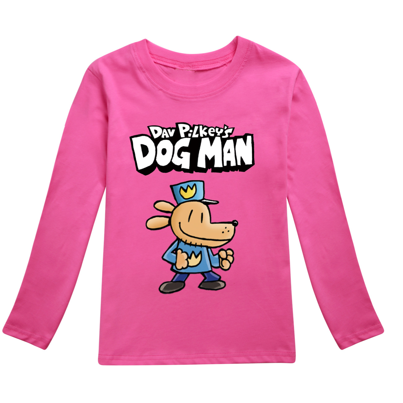 Boys Girls Dog Man Long Sleeve T-Shirt Kids Casual Cotton T Shirt Top 2-13 Years - Bild 26 von 40