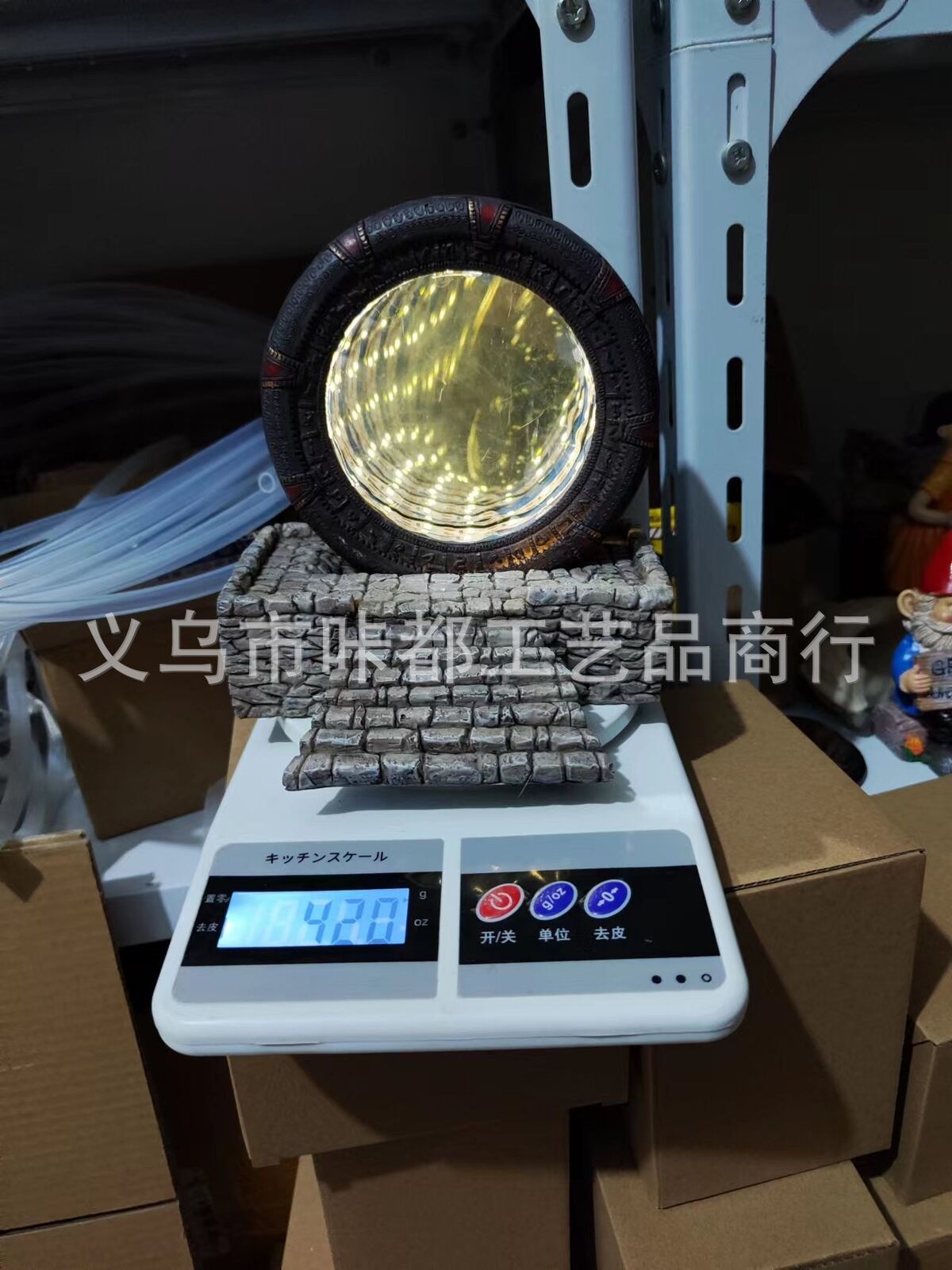 Stargate Glowing Resin Crafts Decorations Figures Gifts Movie Collection HOT - Picture 12 of 12