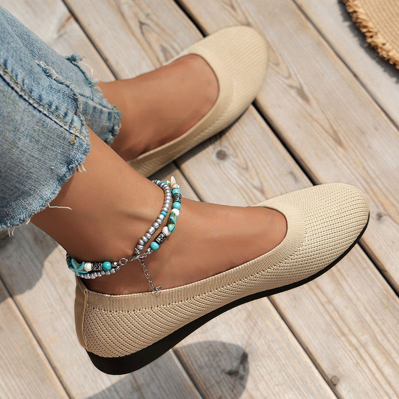 Womens Ballet Dolly Pumps Light Ballerina Flat Casual Slip On Ladies Shoes Size