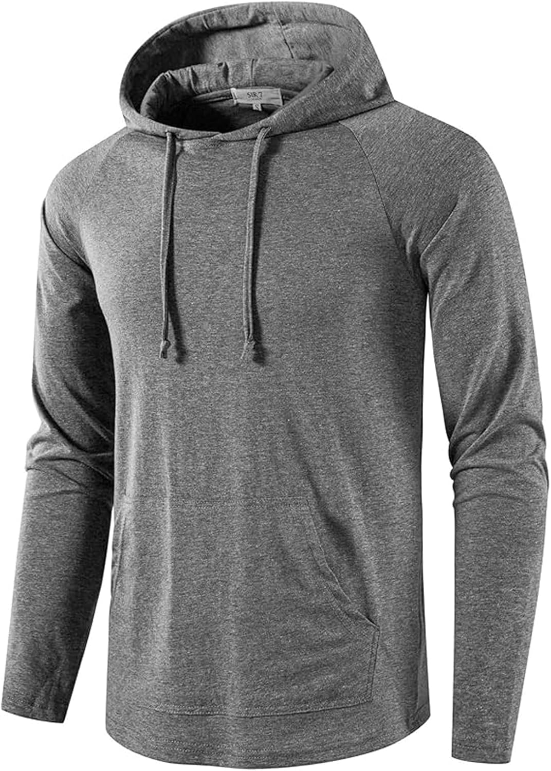 Men's Performance Fleece Hoodie Gym Workout Pullover Quick-Dry Long Sleeve - Picture 36 of 53
