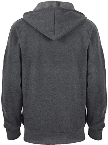 Men's Lightweight Full Zip Fleece Hoodie Spring Activewear Sports Jacket - Picture 11 of 48