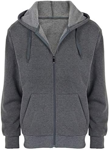 Men's Lightweight Full Zip Fleece Hoodie Spring Activewear Sports Jacket - Picture 10 of 48