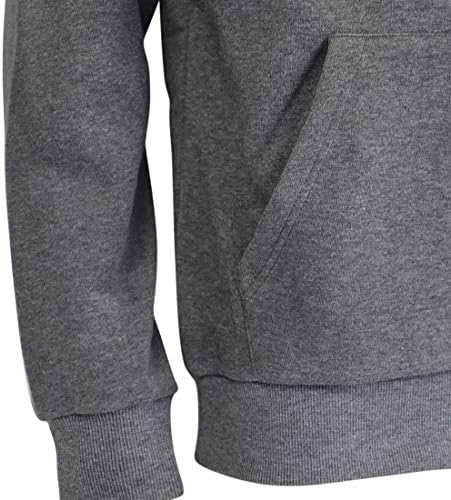 Men's Lightweight Full Zip Fleece Hoodie Spring Activewear Sports Jacket - Picture 12 of 48