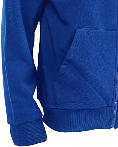 Men's Lightweight Full Zip Fleece Hoodie Spring Activewear Sports Jacket - Picture 18 of 48