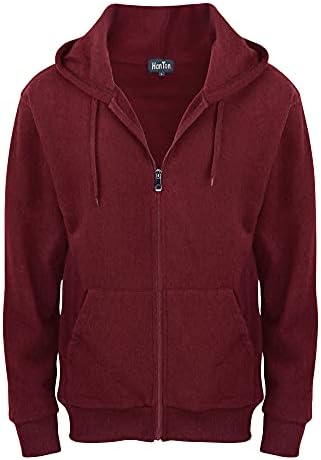 Men's Lightweight Full Zip Fleece Hoodie Spring Activewear Sports Jacket - Picture 20 of 48