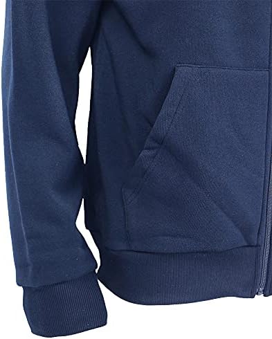 Men's Lightweight Full Zip Fleece Hoodie Spring Activewear Sports Jacket - Picture 33 of 48