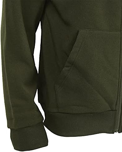 Men's Lightweight Full Zip Fleece Hoodie Spring Activewear Sports Jacket - Picture 37 of 48
