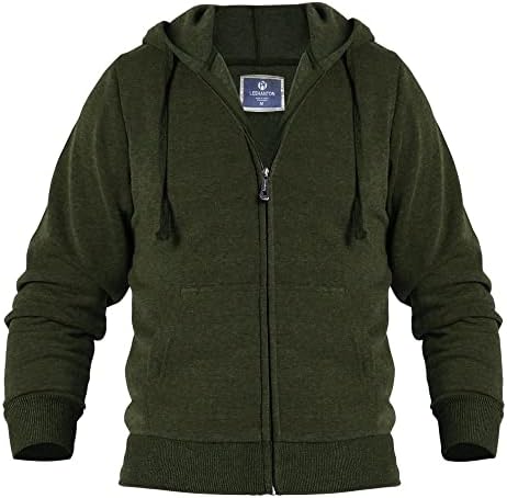 Men's Lightweight Full Zip Fleece Hoodie Spring Activewear Sports Jacket - Picture 38 of 48