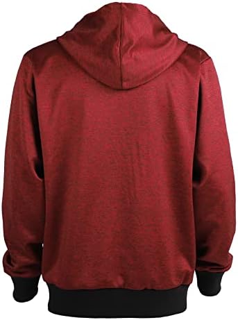 Men's Lightweight Full Zip Fleece Hoodie Spring Activewear Sports Jacket - Picture 44 of 48