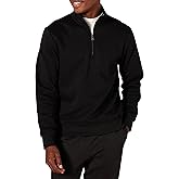 Men’s Quarter-Zip Fleece Pullover Long Sleeve Comfortable Casual Sweatshirt