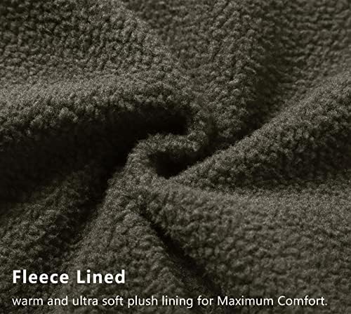 Men's Thick Fleece Crewneck Sweatshirt - Soft Loose Fit Basic Pullover Winter - Picture 35 of 58