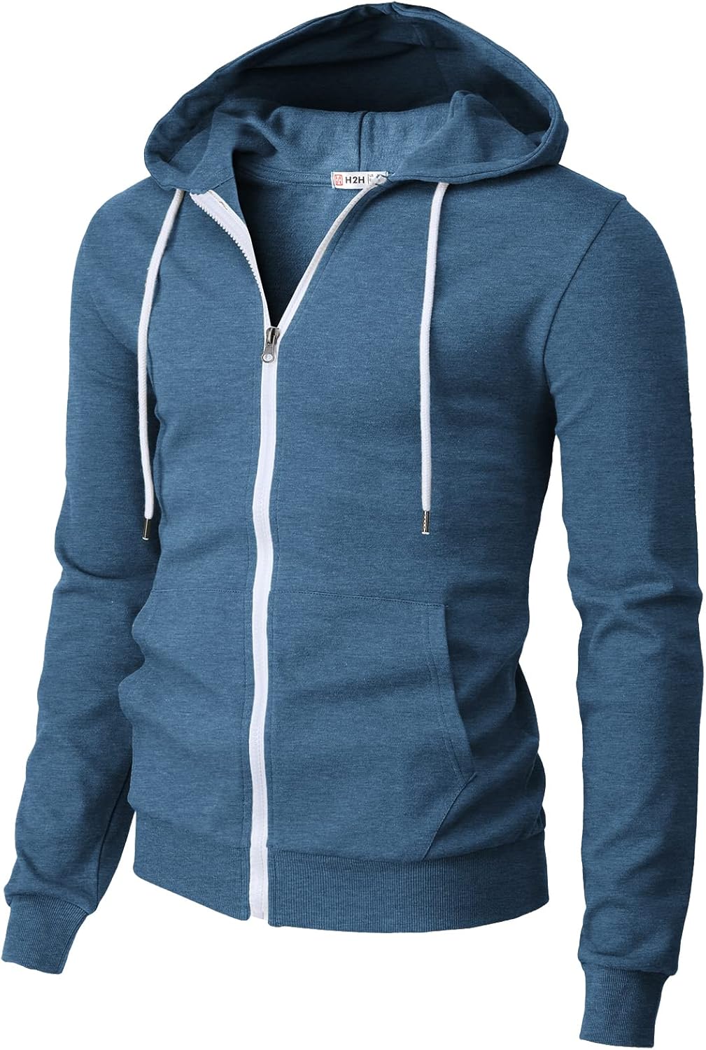 Men's Zip Up Hoodie Lightweight Long Sleeve Basic Slim Fit Cotton SweatShirt - Picture 22 of 201