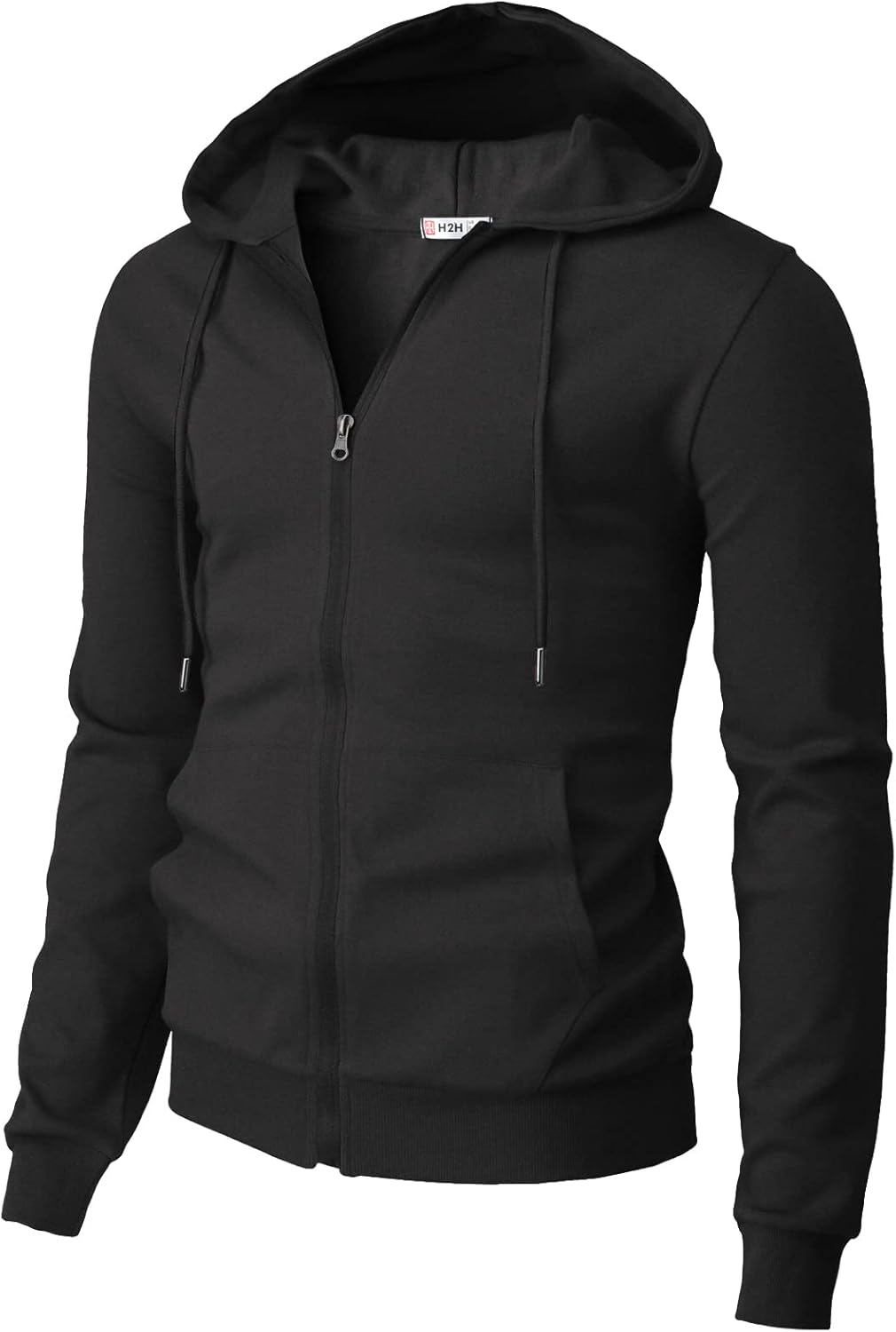Men's Zip Up Hoodie Lightweight Long Sleeve Basic Slim Fit Cotton SweatShirt - Picture 28 of 201