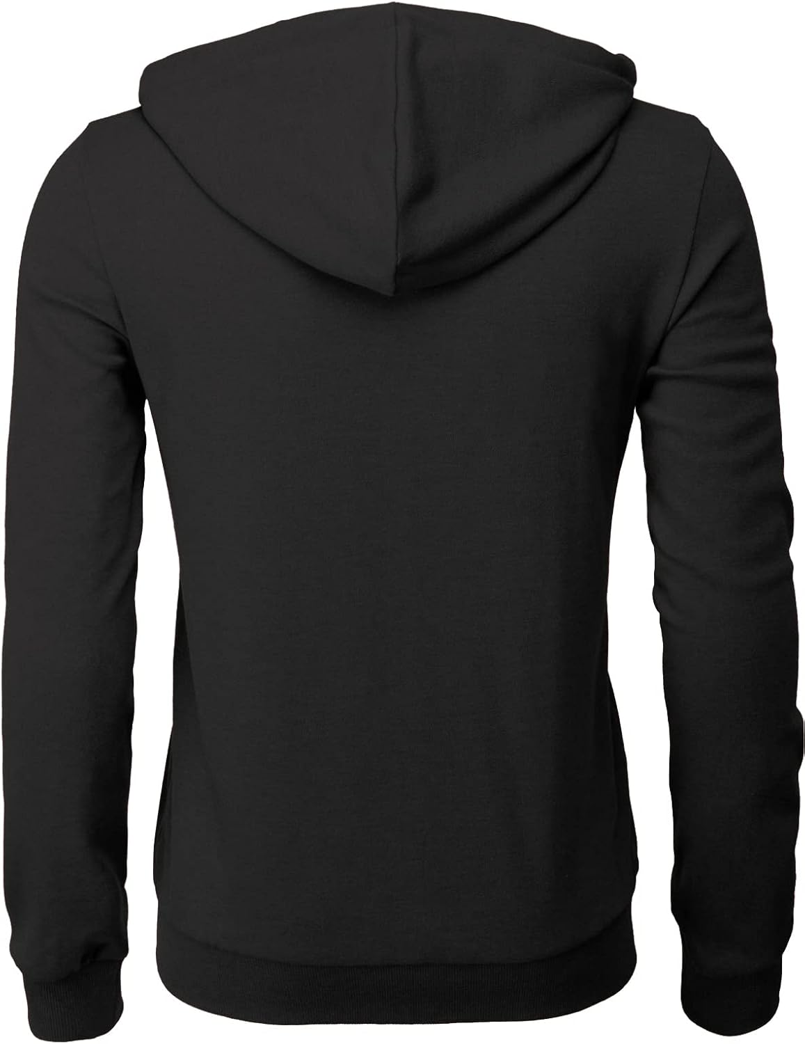 Men's Zip Up Hoodie Lightweight Long Sleeve Basic Slim Fit Cotton SweatShirt - Picture 30 of 201