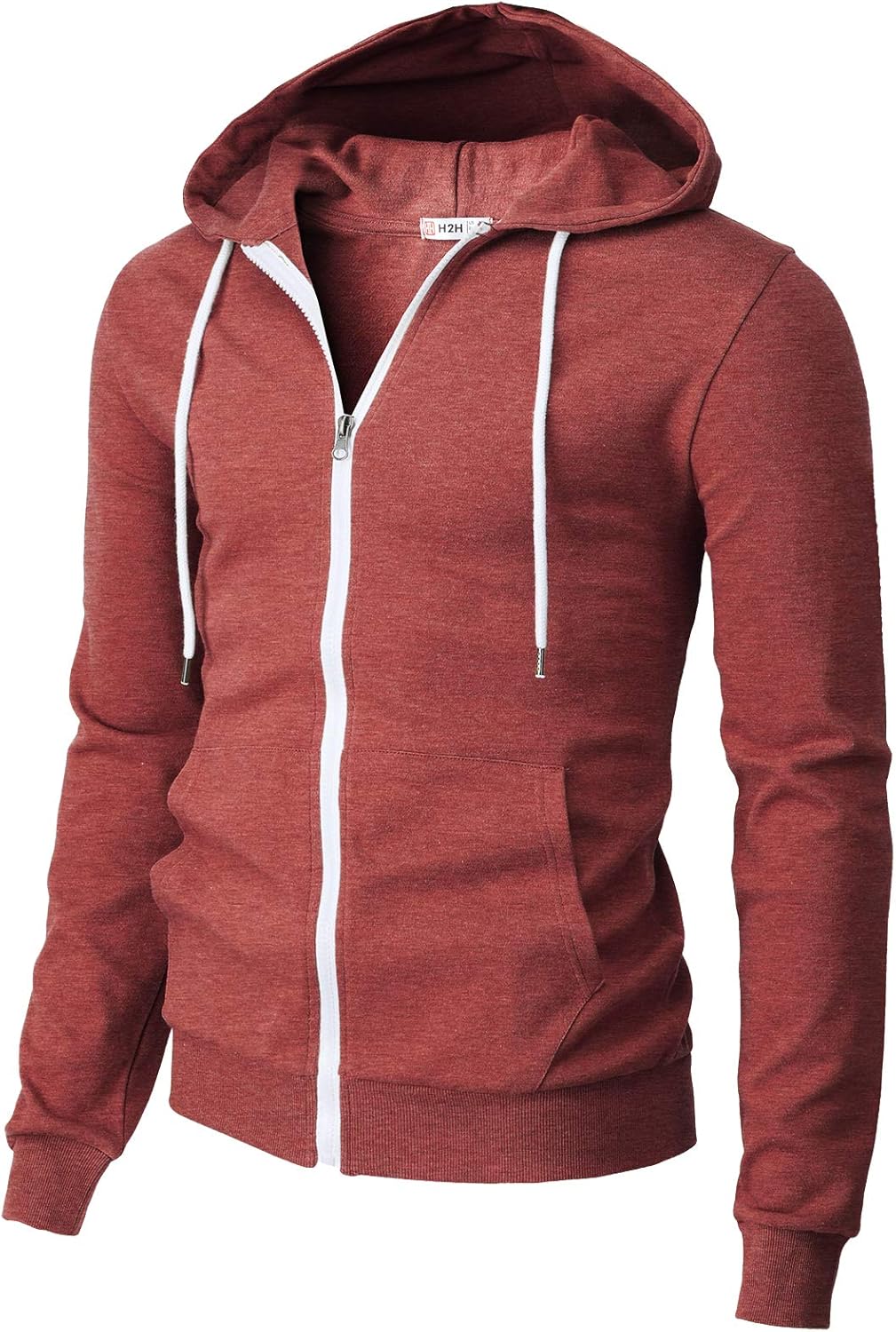 Men's Zip Up Hoodie Lightweight Long Sleeve Basic Slim Fit Cotton SweatShirt - Picture 34 of 201