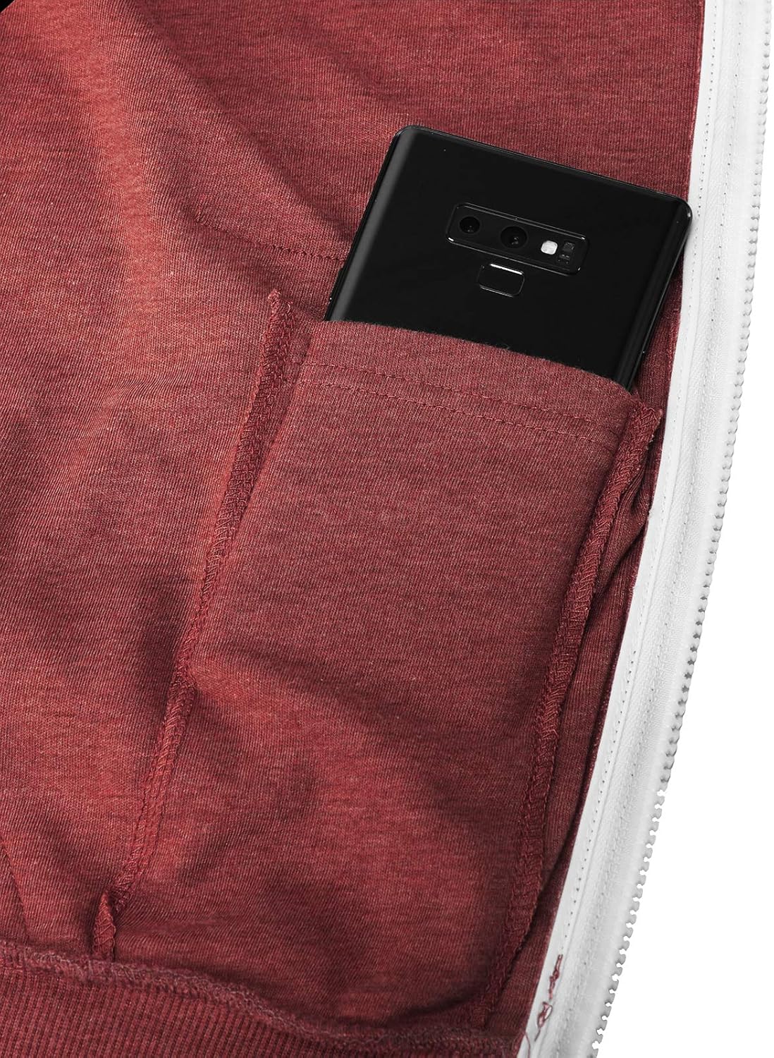 Men's Zip Up Hoodie Lightweight Long Sleeve Basic Slim Fit Cotton SweatShirt - Picture 38 of 201