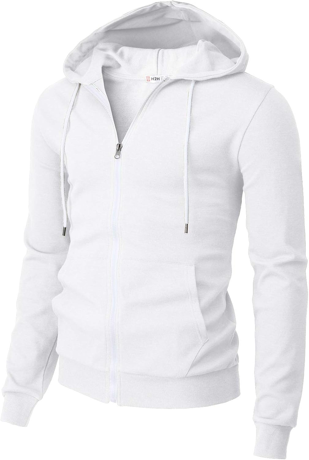 Men's Zip Up Hoodie Lightweight Long Sleeve Basic Slim Fit Cotton SweatShirt - Picture 40 of 201