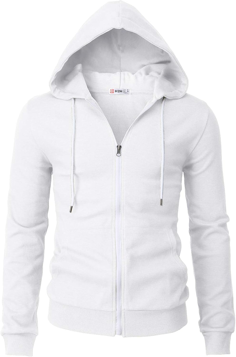 Men's Zip Up Hoodie Lightweight Long Sleeve Basic Slim Fit Cotton SweatShirt - Picture 41 of 201