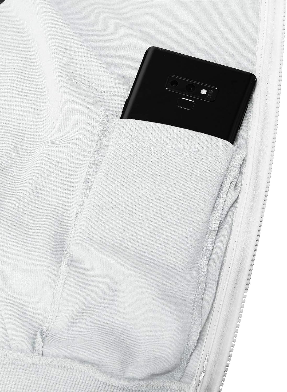 Men's Zip Up Hoodie Lightweight Long Sleeve Basic Slim Fit Cotton SweatShirt - Picture 44 of 201