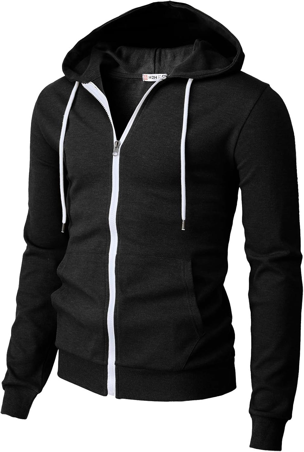 Men's Zip Up Hoodie Lightweight Long Sleeve Basic Slim Fit Cotton SweatShirt - Picture 46 of 201