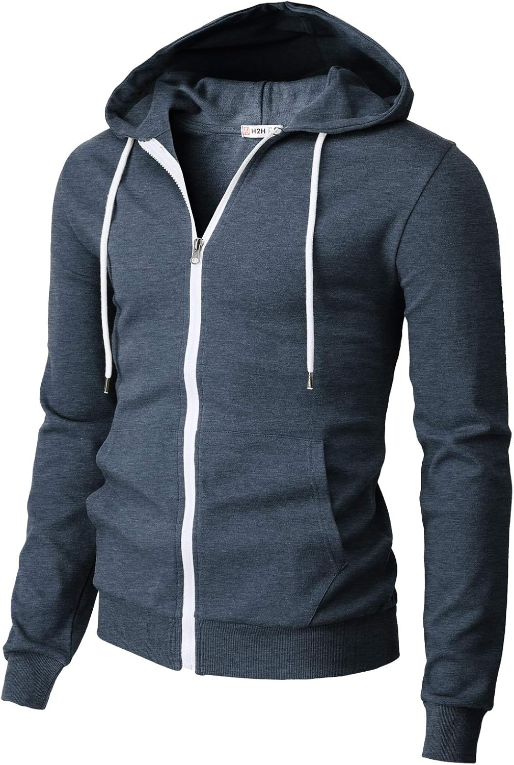 Men's Zip Up Hoodie Lightweight Long Sleeve Basic Slim Fit Cotton SweatShirt - Picture 52 of 201