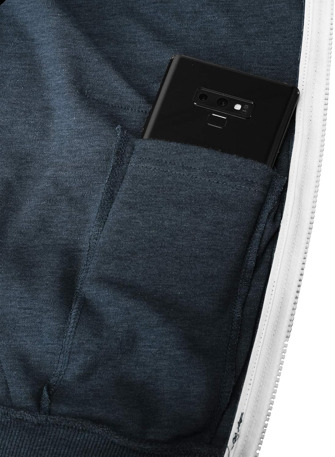 Men's Zip Up Hoodie Lightweight Long Sleeve Basic Slim Fit Cotton SweatShirt - Picture 56 of 201