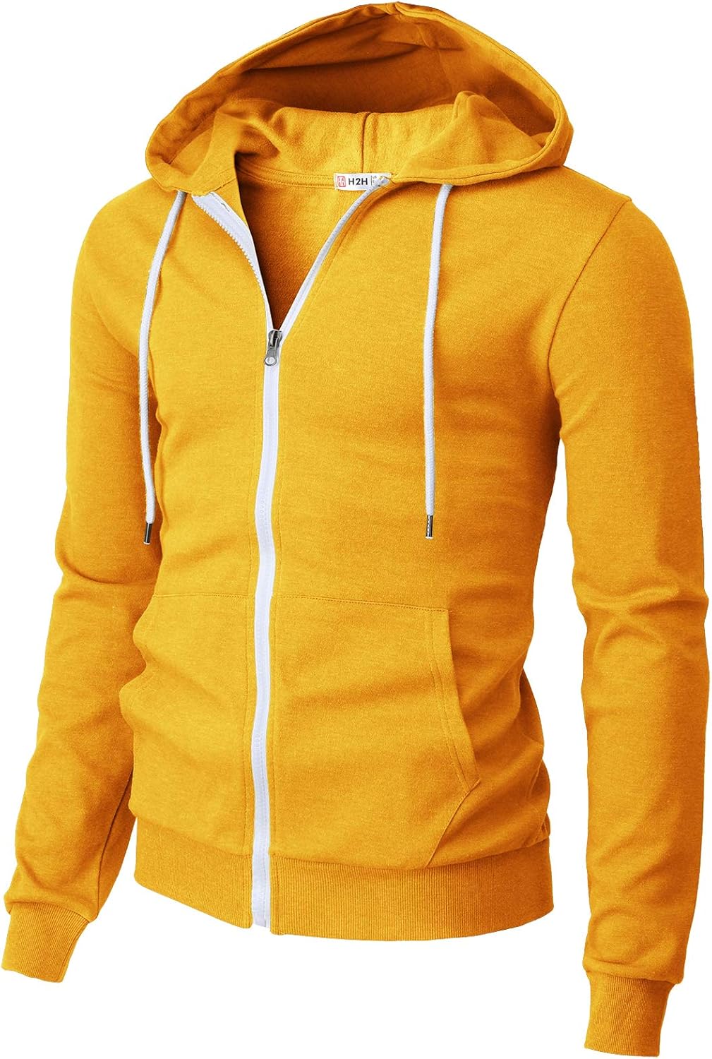 Men's Zip Up Hoodie Lightweight Long Sleeve Basic Slim Fit Cotton SweatShirt - Picture 58 of 201