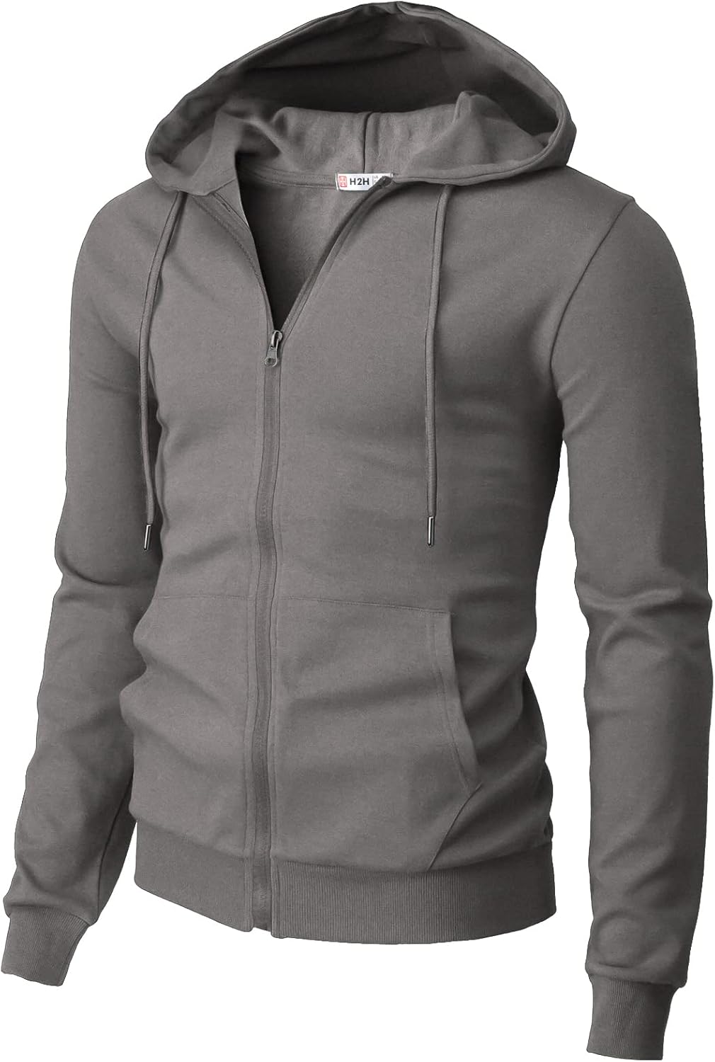 Men's Zip Up Hoodie Lightweight Long Sleeve Basic Slim Fit Cotton SweatShirt - Picture 64 of 201