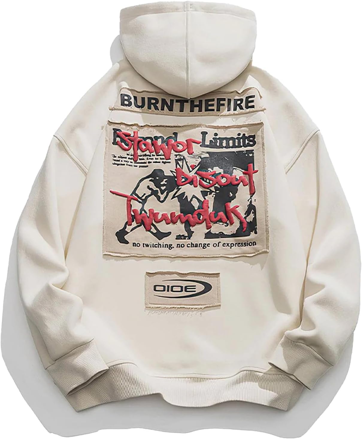 Vintage Graphic Hoodie Pullover - Casual Oversized Long Sleeve Sweatshirt - Picture 46 of 105