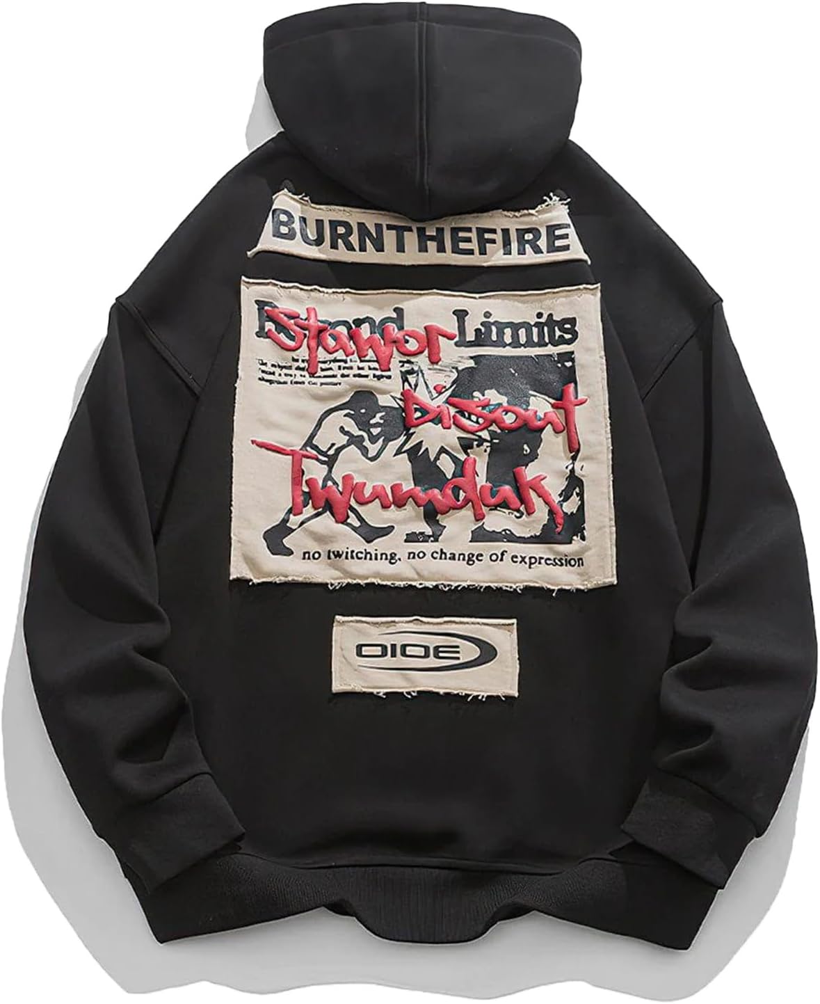 Vintage Graphic Hoodie Pullover - Casual Oversized Long Sleeve Sweatshirt - Picture 51 of 105