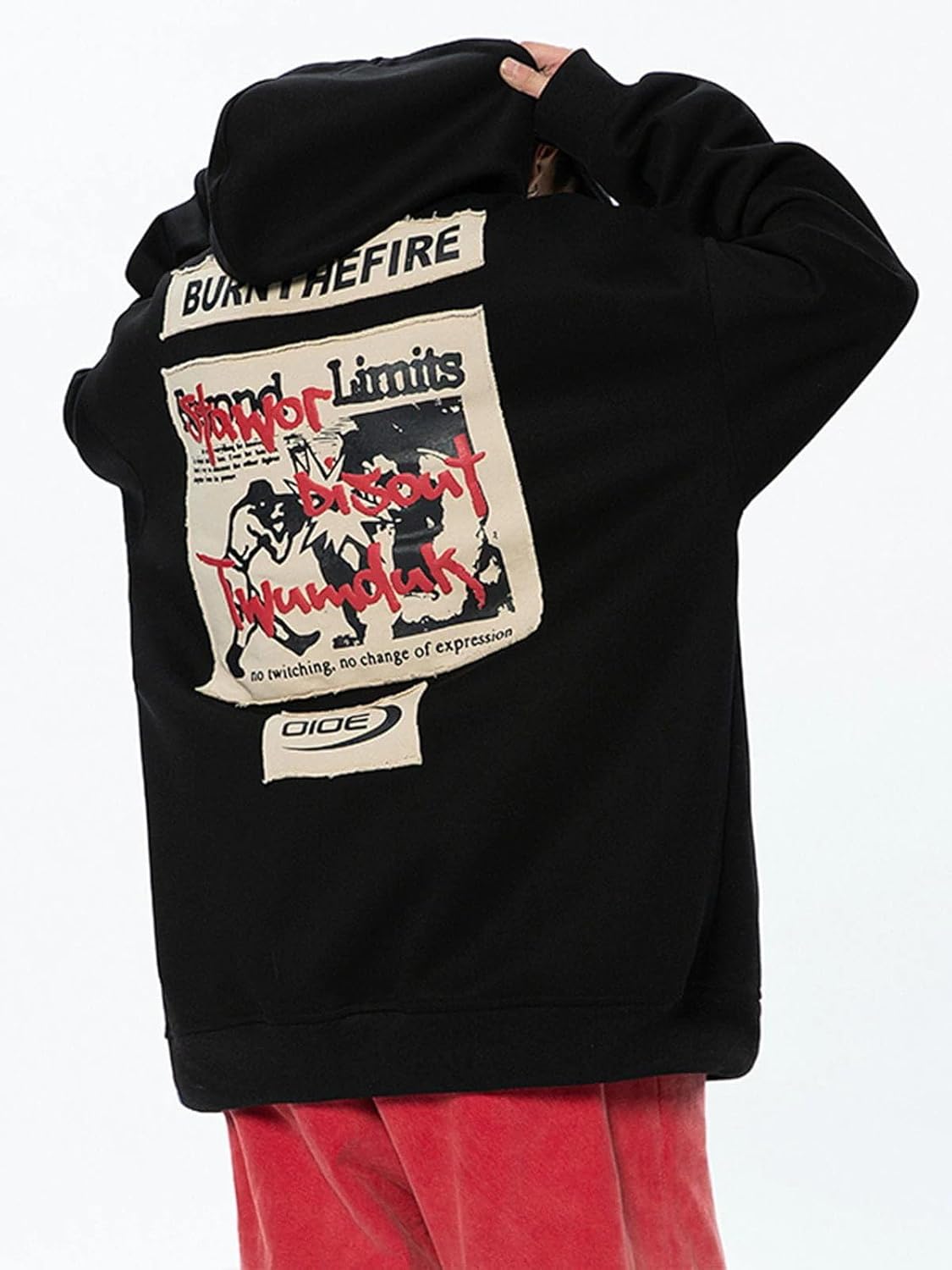 Vintage Graphic Hoodie Pullover - Casual Oversized Long Sleeve Sweatshirt - Picture 52 of 105