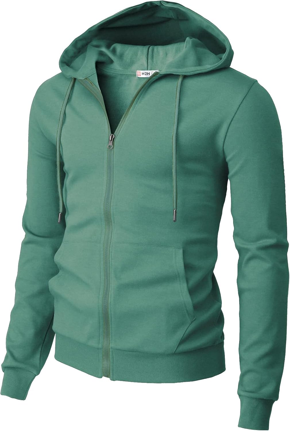 Men's Zip Up Hoodie Lightweight Long Sleeve Basic Slim Fit Cotton SweatShirt - Picture 76 of 201