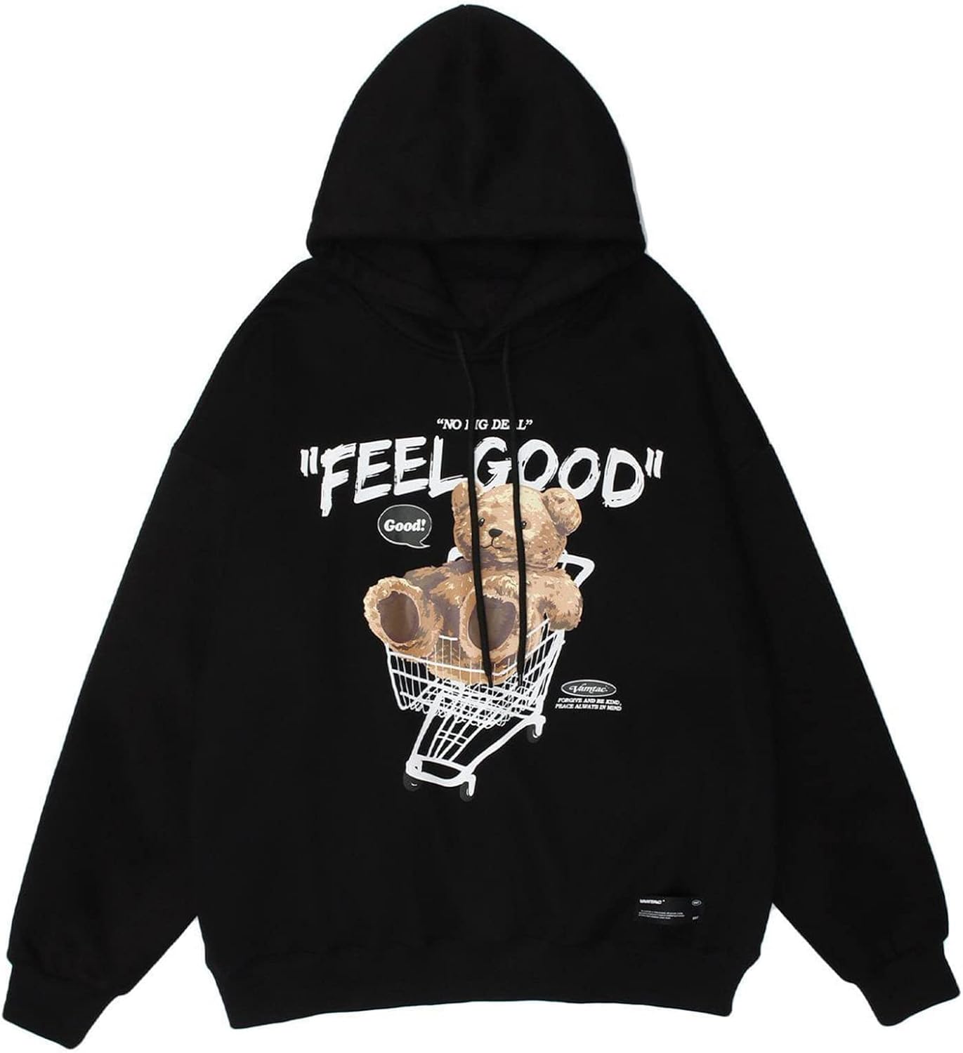 Vintage Graphic Hoodie Pullover - Casual Oversized Long Sleeve Sweatshirt - Picture 62 of 105