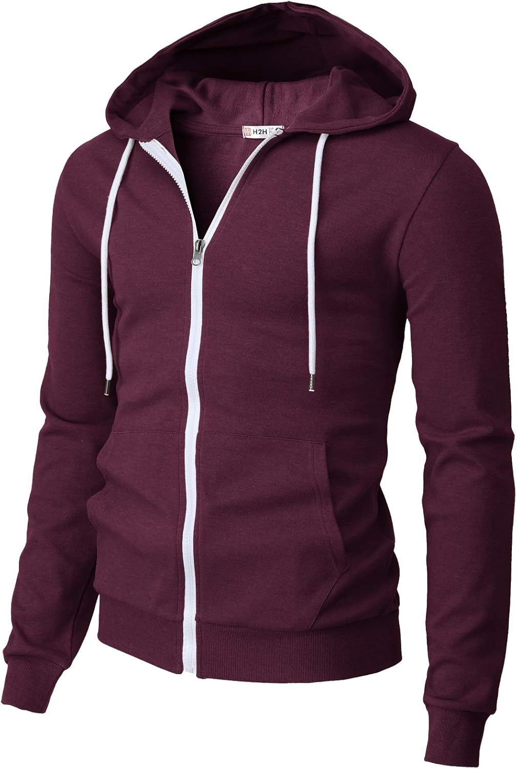 Men's Zip Up Hoodie Lightweight Long Sleeve Basic Slim Fit Cotton SweatShirt - Picture 82 of 201