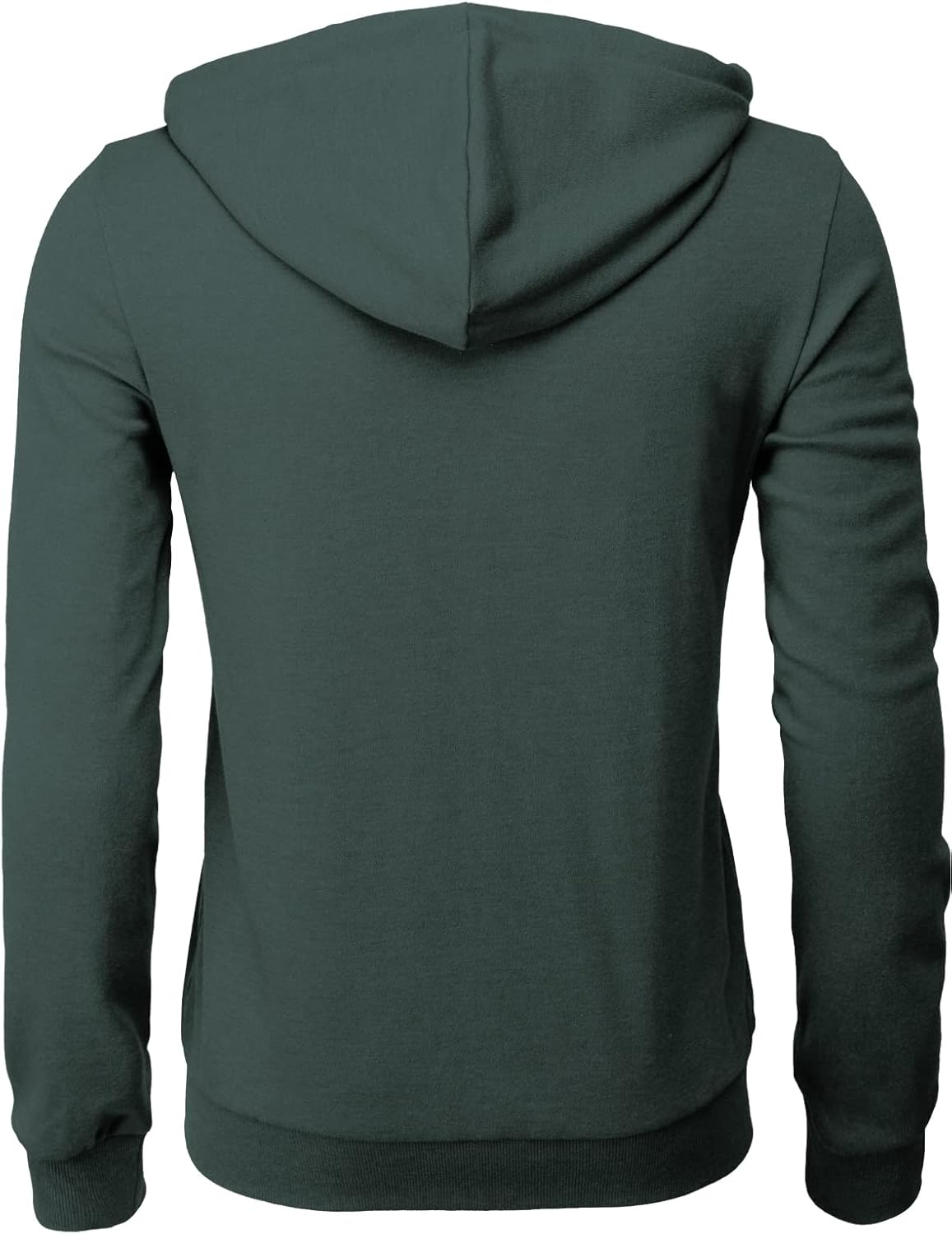 Men's Zip Up Hoodie Lightweight Long Sleeve Basic Slim Fit Cotton SweatShirt - Picture 90 of 201