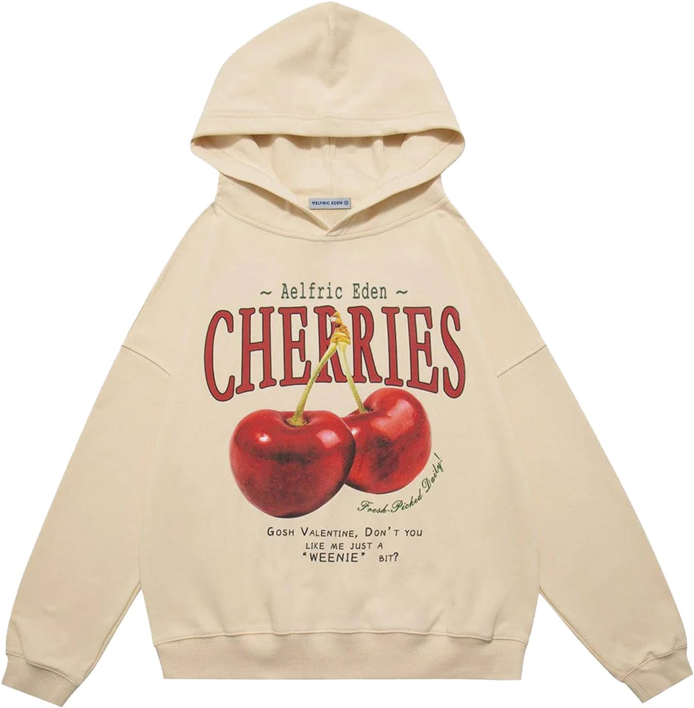 Vintage Graphic Hoodie Pullover - Casual Oversized Long Sleeve Sweatshirt - Picture 71 of 105